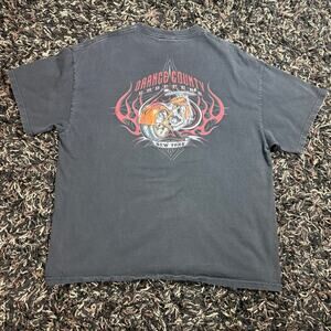 Vtg Y2K Orange County Choppers T Shirt Men’s XL Black Motorcycle Logo 2003